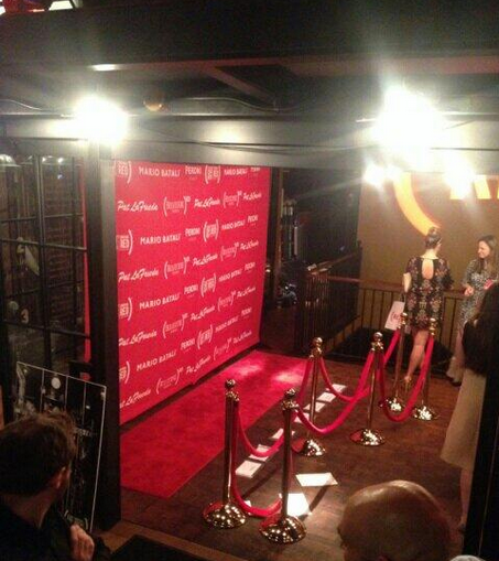 Red Carpet Runway at  Eataly, New York CIty