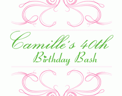 Birthday Logo Ideas