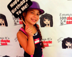 Emma's 10th 'Stache Bash