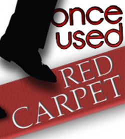 Once Used RED Carpet