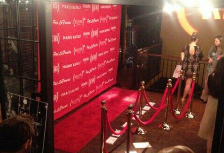 Save Lives Launches at Eataly Birreria Rooftop > 8×12 FABRIC Backdrop