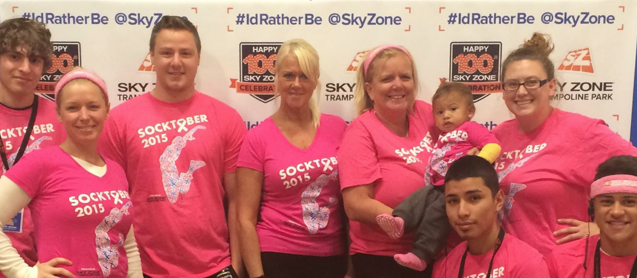 Jump into Sky Zone > Two Step & Repeat Backdrops with Grommets