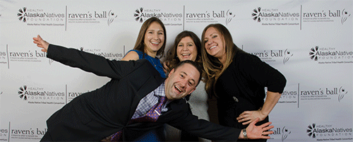 Healthy Alaska Natives Foundation 2016 Raven’s Ball > 90×120 Fabric PopUp Display