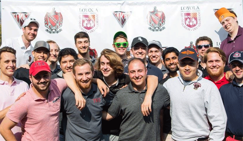 Loyola University Chicago 2016 TKE Golf Outing > 8×10 Step Repeat + Red Carpet