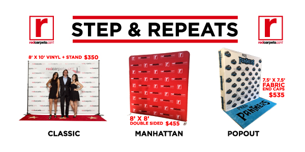 Step Repeat Red Carpet Backdrops 2018