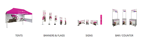 Weather Resistant Outdoor Displays > Flags, Tents, Advertising Signs