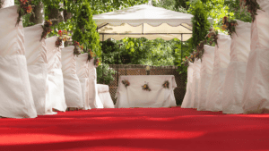 red carpet wedding