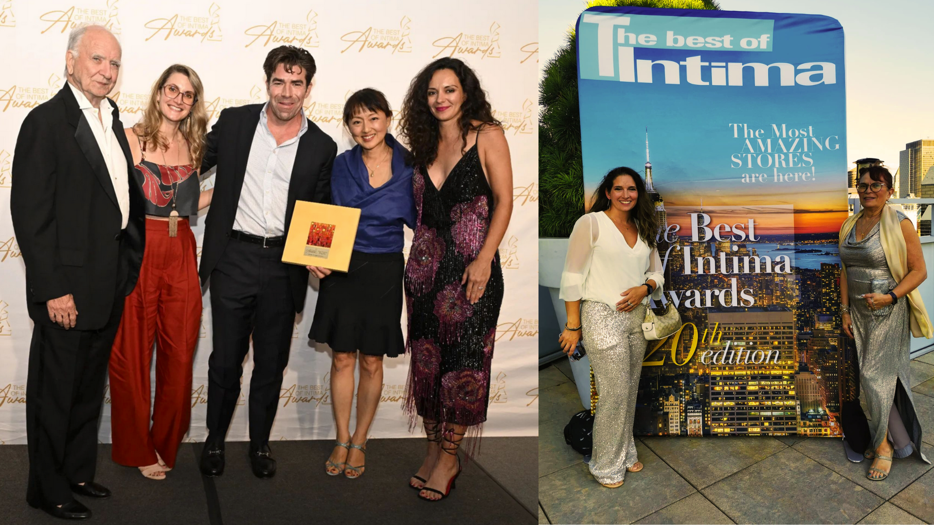 Red Carpet Event and Stage Backdrops for The Best of Intima Awards Night