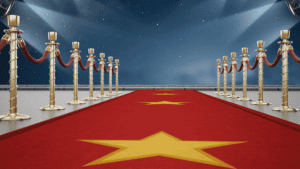 Red Carpet Event with Essential Accessories