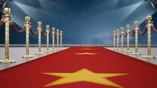 Red Carpet Event with Essential Accessories