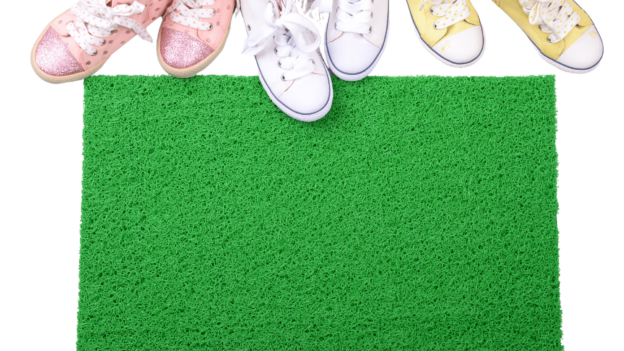 green carpet