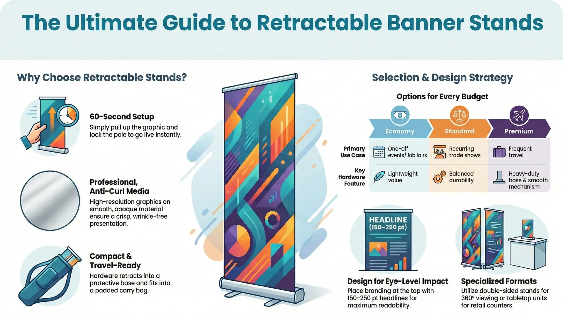 Clear, Portable, Powerful: Retractable Banner Stands in 2026