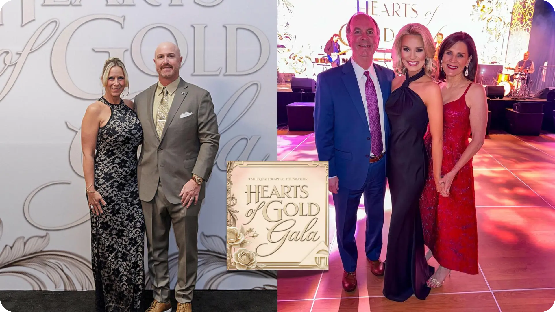 Hearts of Gold Gala Supports Tahlequah Hospital Foundation with Elegant Step and Repeat Backdrop