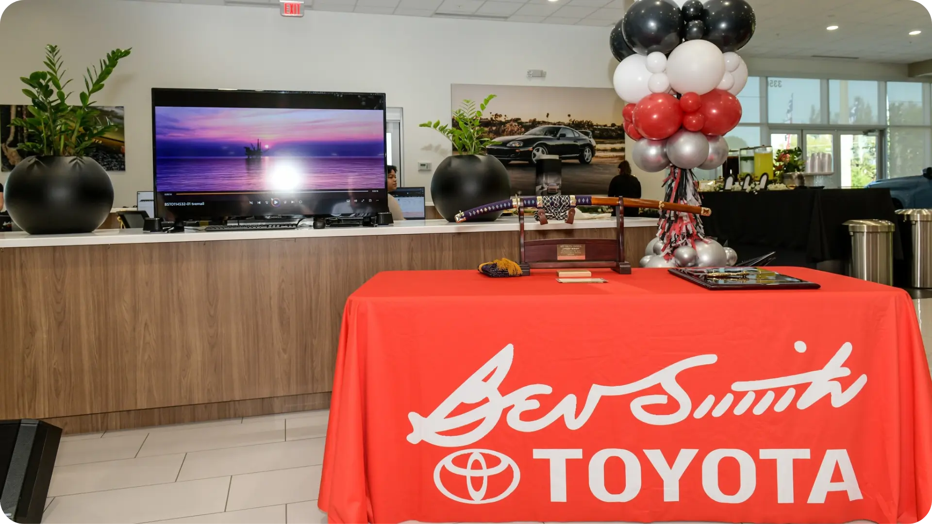 Bev Smith Toyota Celebration Drives Community Engagement with Branded Event Displays